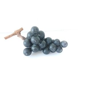 Vintage Alabaster Stone Fruit Alabaster Dark Purple Grapes